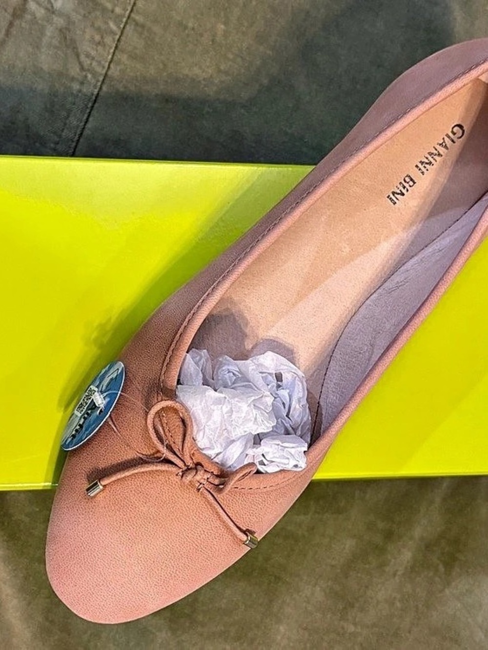Gianni Bini Mariete Ballet Flat Mariete Pink Bow Flats US 10 NWT
